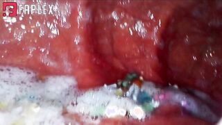 Katie The Giantess - Toy's In Giantess's Mouth