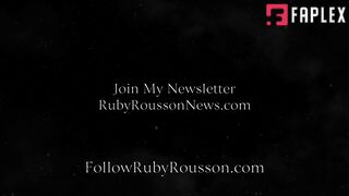 Ruby Rousson - Goddess Ruby uses shiny lips and cleavage for findom control