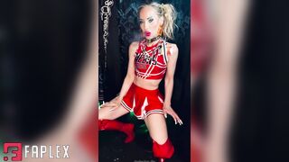 Smokingqueenalina - Sexy Cheerleader Smoking Interview