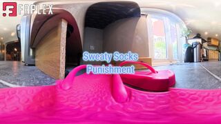 Giantess Lady Soles - Giantess Slut Sweaty Socks Foot Fetish Punishment VR