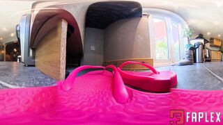 Giantess Lady Soles - Giantess Slut Sweaty Socks Foot Fetish Punishment VR