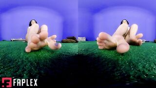 Media Impact Customs - Sexy Brunette Tilly Tease And Foot Fetish VR