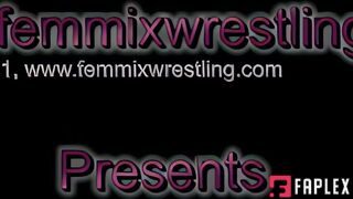 FemmixWrestling - Two Hot Sluts Serena vs Cassandra Bikini Fighting