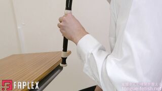 Japanese Asian Tongue Fetish - Japanese Schoolgirl Meru Adachi Ultra Tongue Teasing