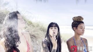 Ayanami Raw fetish - Goddesses Smoking: Sexy Beach Babes Enjoying Cigarettes