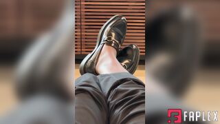 Smelly Loafer Try First Time Cum Challenge