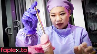 Domina Fire the Bangkok Mistress - 2 Sadistic Nurses Milking Their Patient With Urethra Sounding