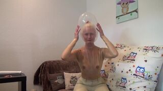 Blondehexe aka Mary Berry - Solo Sb Mit Latex Und Kondommaske