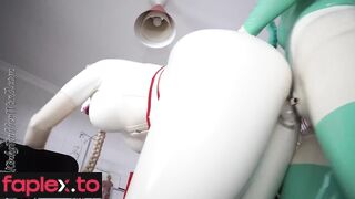 Lola Noir - Fucking the Latex nurse and Fluffing the Doctor in the Rubber Clinic
