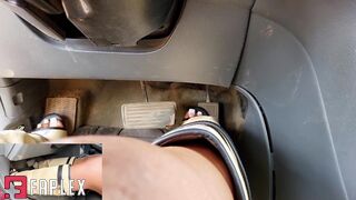 Hot Long Toenails High Heels Pedal Pamping