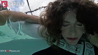 Nathalia Receives CPR Tease And Fun In The Pool