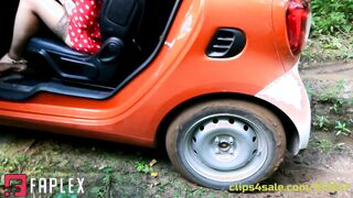 Emily - Gets Stuck In Mud With Her Smart Car Adventure
