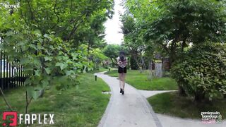Peninsula Bondage - Yt2819 Cowardly Girl Tied Up For Outdoor Walk