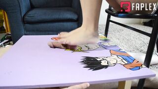 Thesolemates - Dylan Rose Crushes My Balls And Penis On A Cock Table (Foot Fetish)