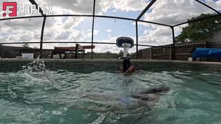 Princess Nathalia - Pool Playtime With Jasper And Nathalia (Swimming Fetish)