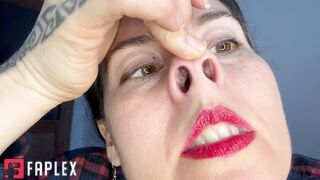 Forgetmenot - Big Hairy Nostrils Drive You Mad (Nose Fetish)