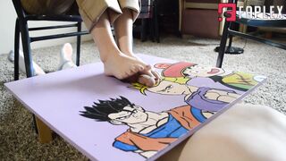 Thesolemates - Dylan Rose Has Fun On A Cock Table (Foot Fetish)
