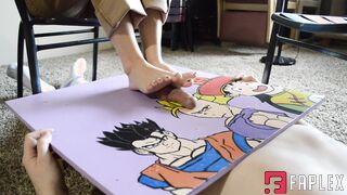 Thesolemates - Dylan Rose Has Fun On A Cock Table (Foot Fetish)