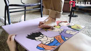 Thesolemates - Dylan Rose Has Fun On A Cock Table (Foot Fetish)