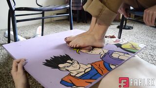 Thesolemates - Dylan Rose Has Fun On A Cock Table (Foot Fetish)