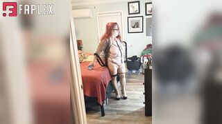 Hotwife LIz Heat - Lingerie Modeling Date - Queen Of Spades Private Modeling Session With Hung Black Fan (BBW Interracial Fetish)
