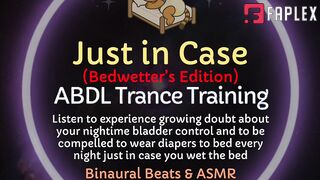 Thediapertrainer - Just In Case Abdl Bedwetting Diaper Encouragement Asmr Trance Audio (Pee Fetish)