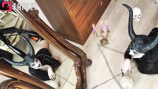 Princess18 Clip Store - Satanic Witch Summons Satan Through A Mirror Portal And Lets Him Take Over Your Body So You Can Fuck Her In All Her Holes And Cum (Religious Fetish)
