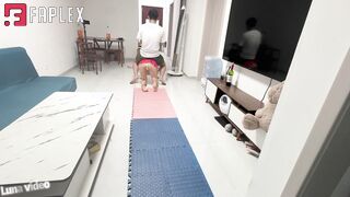 LUNA2113 - Sk016_Riding A Football Baby All-Fours In The Living Room (Ponygirl Fetish)