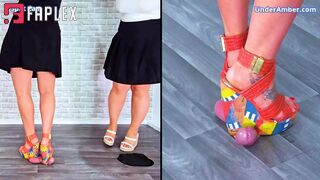 Under Amber - Goddess Amber - Miss Lucy - Trampling Your Cock & Face In Our Vacation Wedges - Ultimate Bundle - Huge Discount - 180 - Trample Trampling CBT Ballbusting Crush Crushing (Cock Trampling Fetish)