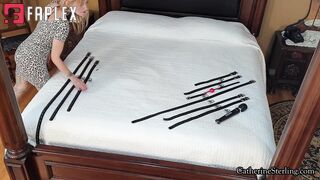 Catherine Sterling - Self Bondage Orgasm For Pantyhose-D & Posture Collared, Leather Bound, Ballgagged, Blonde Pleasure Slave (Bound Orgasm Fetish)