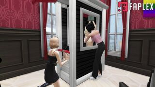 Tickling Animation - 3 Feministe Chatouille Un Homme Macho (Female Tickling Male Fetish)