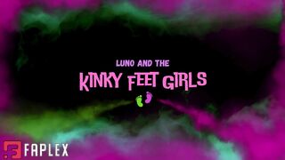 Luno and The Kinky Feet Girls - Isabela's Yummy Reverse Foot Gagging | Deep Feet - Sweaty Feet - Foot Domination