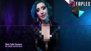 Beta Safe Censors - Eye Contact Jerk Off Challenge - Pixel Version - Beta Safe JOI Game By Miss Faith Rae With Censored Topless Pixel Tit Fetish And Masturbation Encouragement