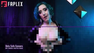 Beta Safe Censors - Eye Contact Jerk Off Challenge - Pixel Version - Beta Safe JOI Game By Miss Faith Rae With Censored Topless Pixel Tit Fetish And Masturbation Encouragement