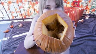Diaper Cherry - Cute Halloween Pumpkin Carving In My Diaper