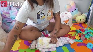 diaperedskylar - Skylar Sparks Pee Desperation And Diapering Abdl (Diaper Discipline Fetish)