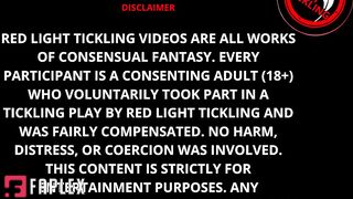 Red Light Tickling - Insane And Intense Feet Tickle For Naked Gaga Tied Up And Tickled On The Kneeling Bench | Fetish Tickling |