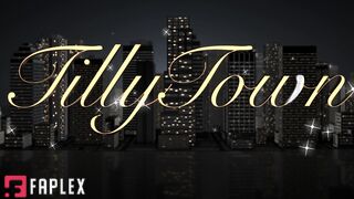 Tillytown - One Night Stand Jacquelyn Velvets: Chest Harness, Nipple Clamps, Ball Gagged, Rope Bondage (Ballgagged Fetish)