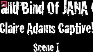 FM Concepts 1080p Bondage Store - Lovely Blonde Jana Cova Lay Struggling In The Back Of An Suv After She Was Bound And Gagged By Claire Adams