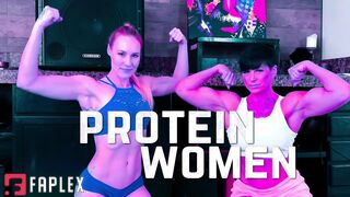 Protein Wrestling - Part 2 Regan Kennedy Vs Rojo In An Nude Catfight Grudge Match 100% Real Called “Catfight Showdown 2” (Female Wrestling Fetish)