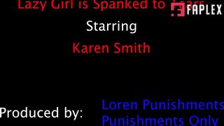 Punishments Only - Lazy Girl Is Spanked To Tears (Spanking Fetish)