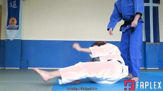 Judo Girls Showcase Powerful Throws And Intense Wrestling Skills