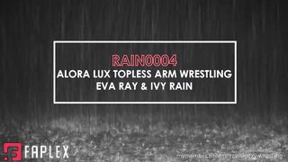 Alora Lux Topless Arm Wrestling Eva Ray And Ivy Rain Battle