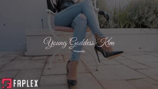 Young Goddess Kim Delivers Sole Purpose During Intense Smoke Break