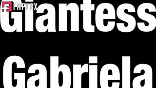 Giantess Gabriela - Giantess And Stepmother Crush Tiny Human For Fun