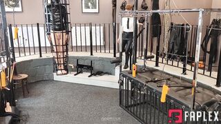 Madame M - Brutal Beating Of The Testicles With Boots : Severe Punishment
