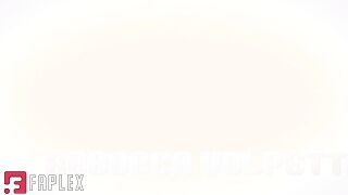Rebecca Volpetti - Cute blonde enjoys her own piss and masturbates