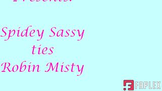 Nasty Superheroine Sassy Dominates And Binds Horny Bitch Robin Misty Lovelace Tight