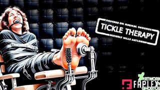 Bound Amecia Explodes With Screams From Sophisticated And Extreme Barefoot Play