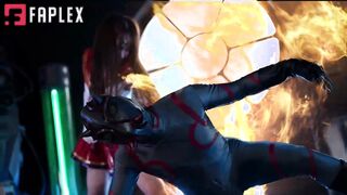 Battle Suit Cosplayer Takes Powerful Fight And Intense Hardcore Fucking
